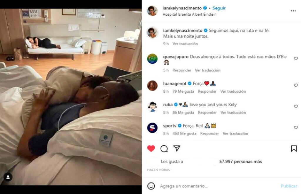 hija publico nueva foto del exastro brasileño en el hospital : Deportes de Colombia