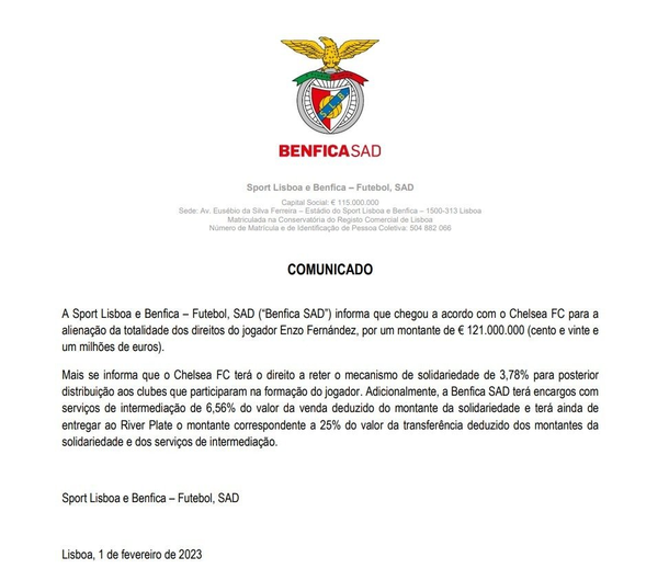 Enzo Fernandez jugara en Chelsea tras una venta record : Deportes de Argentina