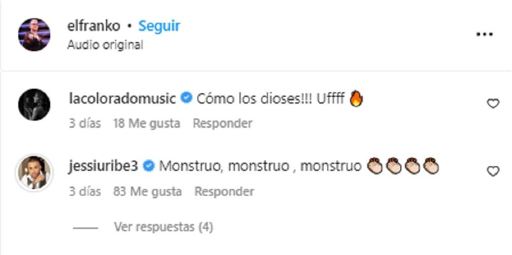 Franko, a quien Maia regaño, es cercano a Jessi Uribe y Paola Jara : Entretenimiento de Colombia