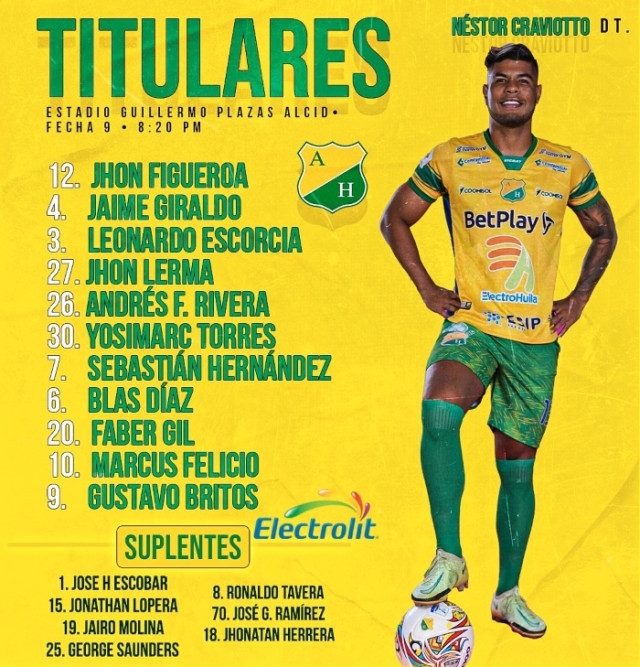 Once Caldas pierde ante el Huila a pesar de jugar un buen primer tiempo : Deportes de Colombia