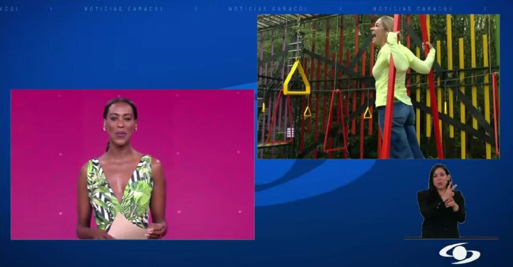 Susto de Pilar Schmitt en prueba del ‘Desafio’, en este medio EN VIVO : Entretenimiento de Colombia