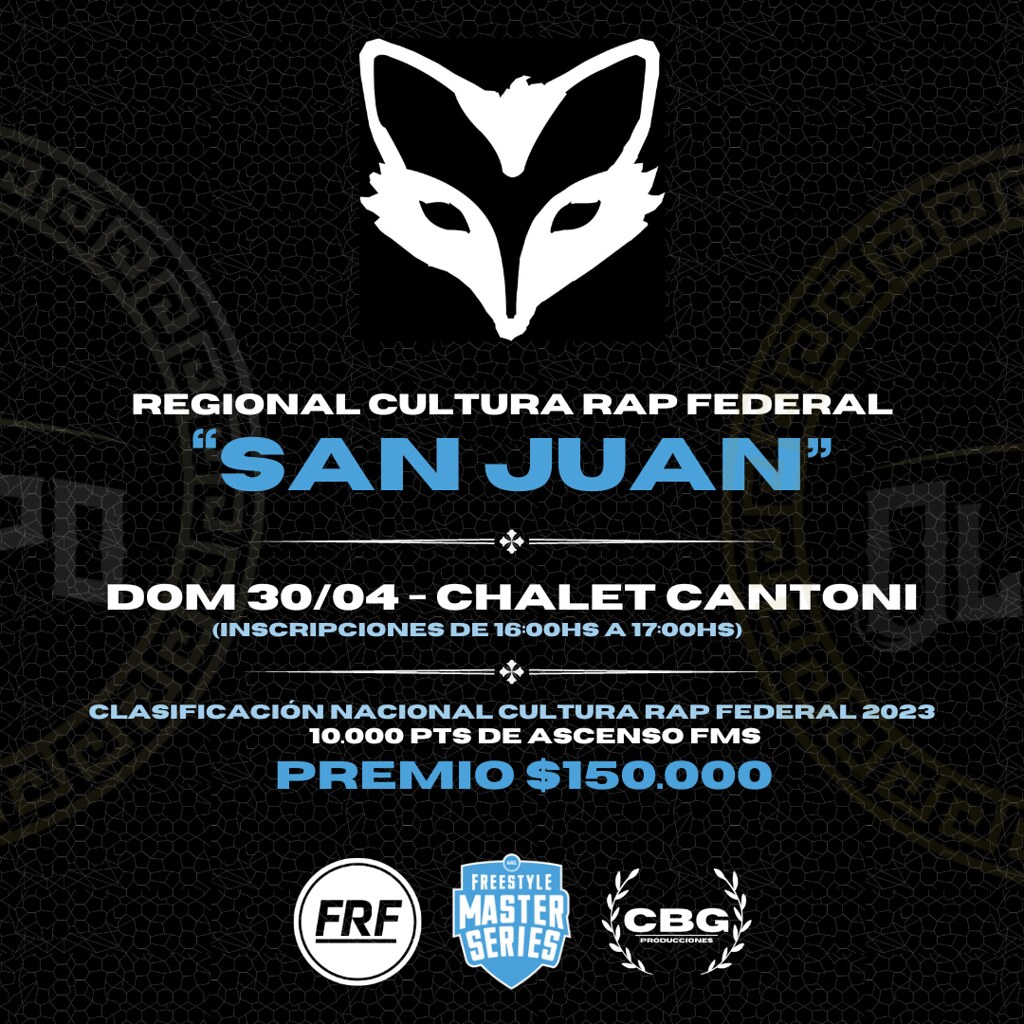 El Chalet Cantoni recibe el Regional San Juan de Cultura Rap : Entretenimiento de Argentina