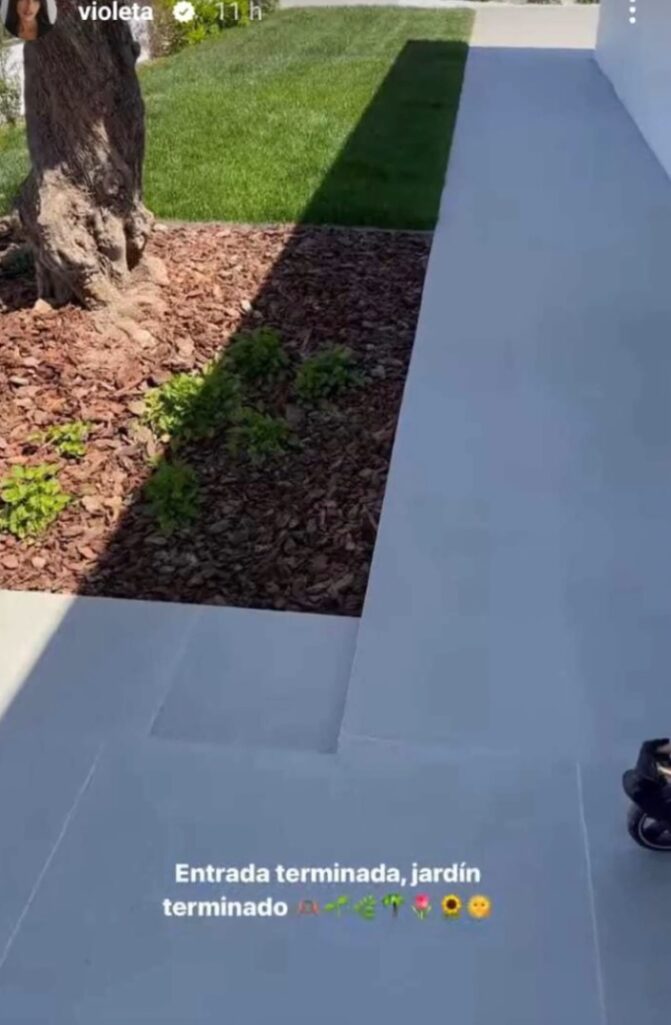 Violeta Mangriñan enseña como ha quedado el jardin de su casa y comparte nuevos detalles del interior : Entretenimiento de España