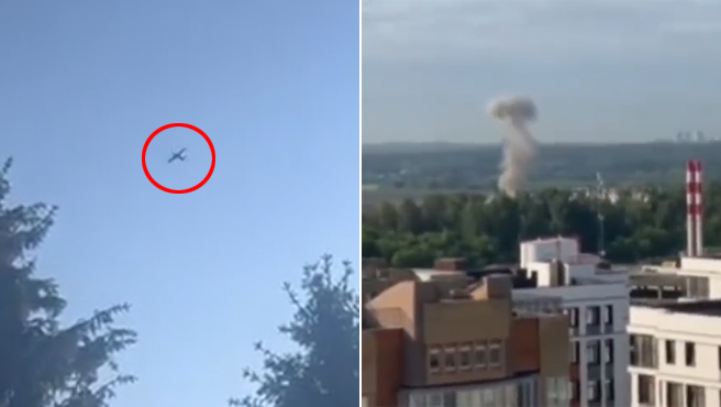 Moscu acusa a Ucrania de “terrorismo” tras recibir un ataque con drones horas despues de bombardear Kiev por tercera dia seguido : Internacional de