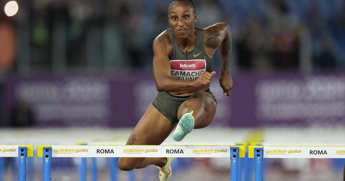 Jasmine Camacho-Quinn empata con Alaysha Johnson en un evento en Polonia : Deportes de Puerto Rico