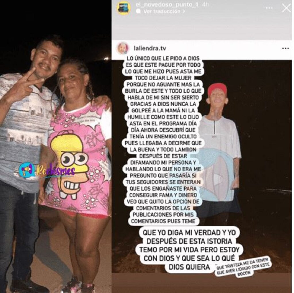 Padrastro de ‘La Liendra’ aseguro que engaño a sus seguidores por dinero : Entretenimiento de Colombia