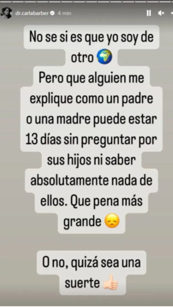 Carla Barber llega a su limite y explota contra el padre de sus hijos, Joseph Rodriguez: “Lleva 13 dias sin preguntar ni saber de ellos” : Entretenimiento de España