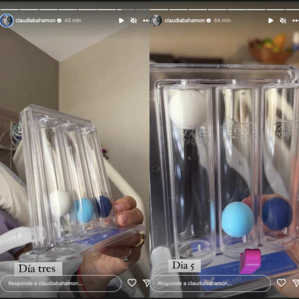 Claudia Bahamon publico enigmatico mensaje de su salud y recuperacion pulmonar : Entretenimiento de Colombia