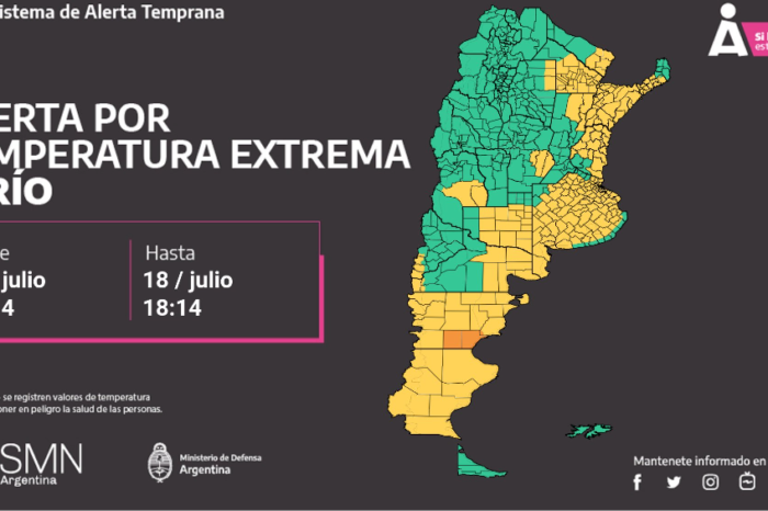 Ola de frio: nuevo alerta amarillo por temperaturas extremas – este medio : Entretenimiento de Argentina