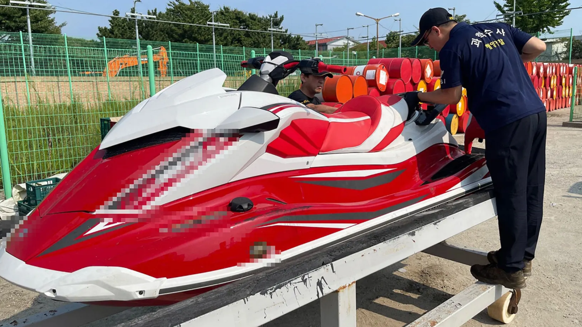 Detienen a conductor que huyo de China en jet ski hasta Corea del Sur : Noticias de