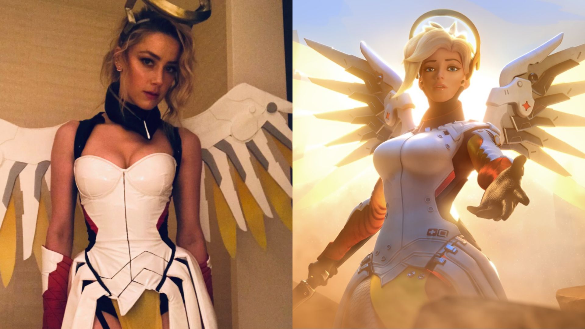 Elon Musk compartio una foto de Amber Heard, su expareja, vistiendo un cosplay de Overwatch > Cultura Geek % : Entretenimiento de Argentina
