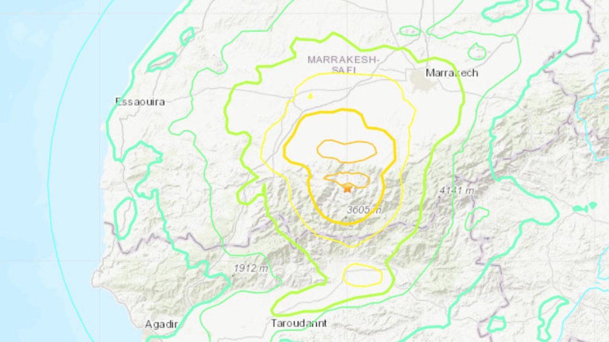 Terremoto de magnitud 6.8 sacude Marruecos : Noticias de