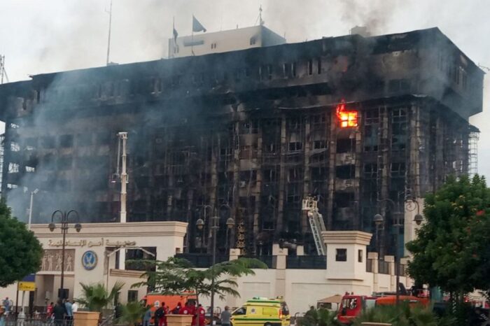 Al menos 38 heridos deja el incendio en una comisaria de Egipto : Noticias de