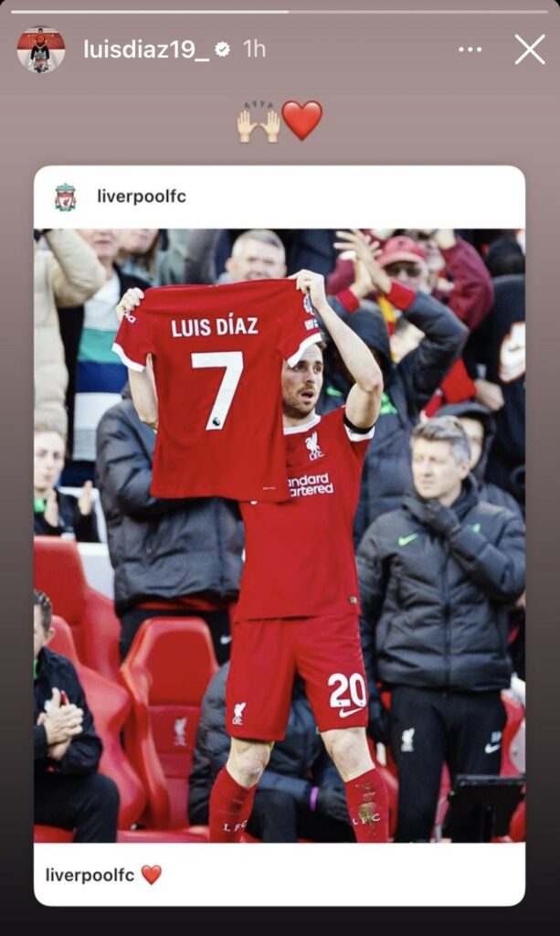 Luis Diaz reacciona a secuestro de su padre: que dijo en Instagram : Deportes de Colombia