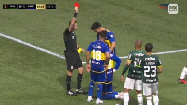 Difundieron el audio del VAR: por que no hubo roja directa a Marcos Rojo ante Palmeiras : Deportes de Argentina