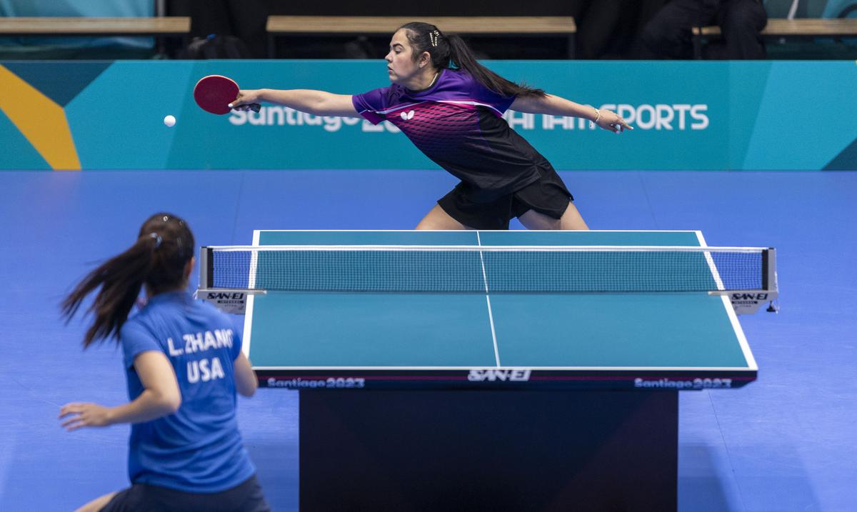 Medalla de plata para Puerto Rico en el torneo de equipos del tenis de mesa femenino de los Juegos Panamericanos : Deportes de Puerto Rico