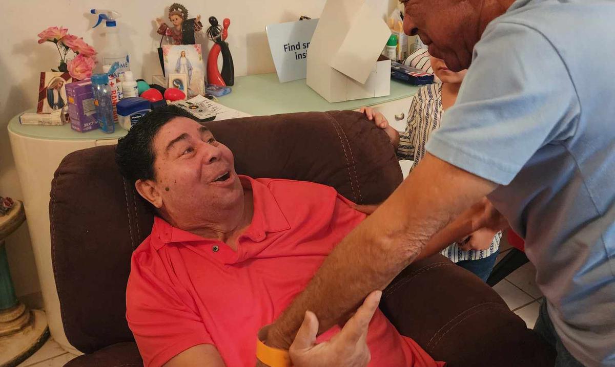 Encuentro de leyendas: Ángel “Junior” Cordero le rinde una visita al excampeon mundial Wilfredo Gomez : Deportes de Puerto Rico