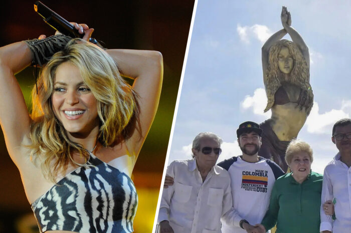 De bronce y mas de 21 pies: develan estatua de Shakira en su natal Barranquilla : Entretenimiento de Puerto Rico
