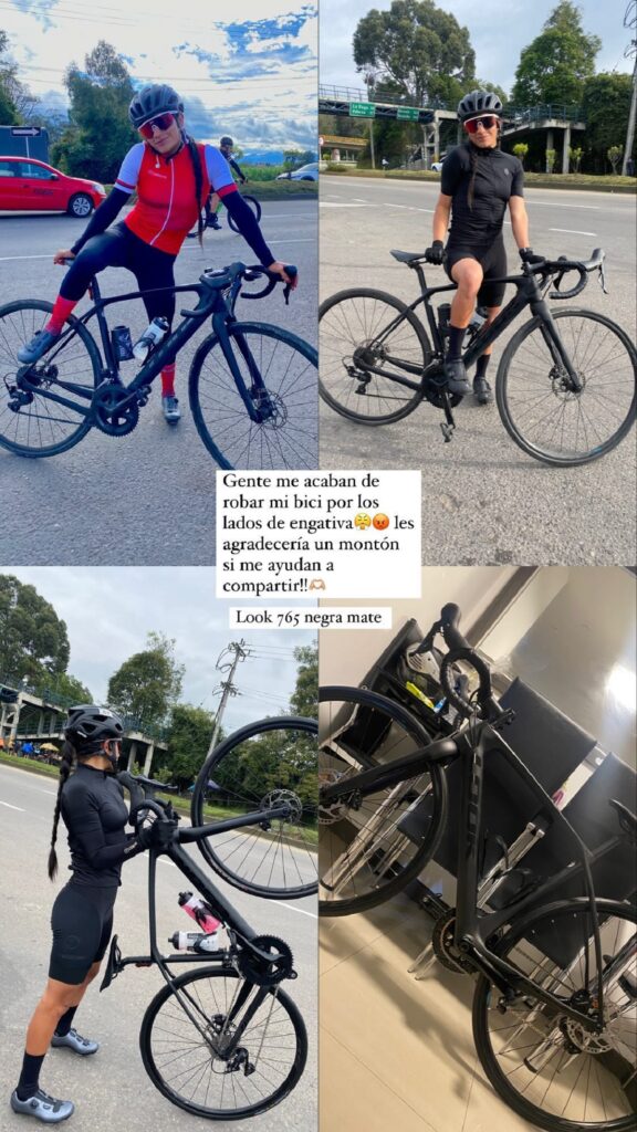 Roban a patinadora Luna Shalom en Bogota; le quitaron cara bicileta en Engativa : Deportes de Colombia