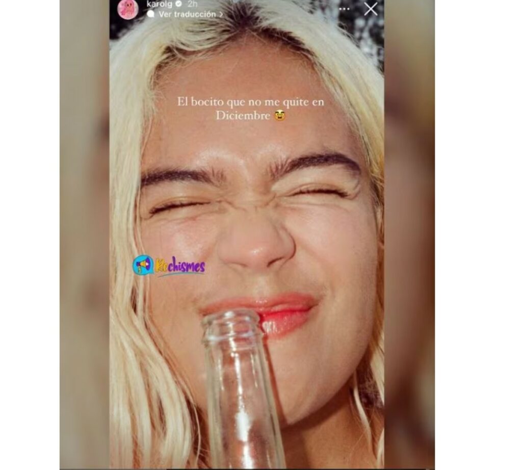 Karol G muestra su bozo en redes sociales y se hace viral: foto : Entretenimiento de Colombia