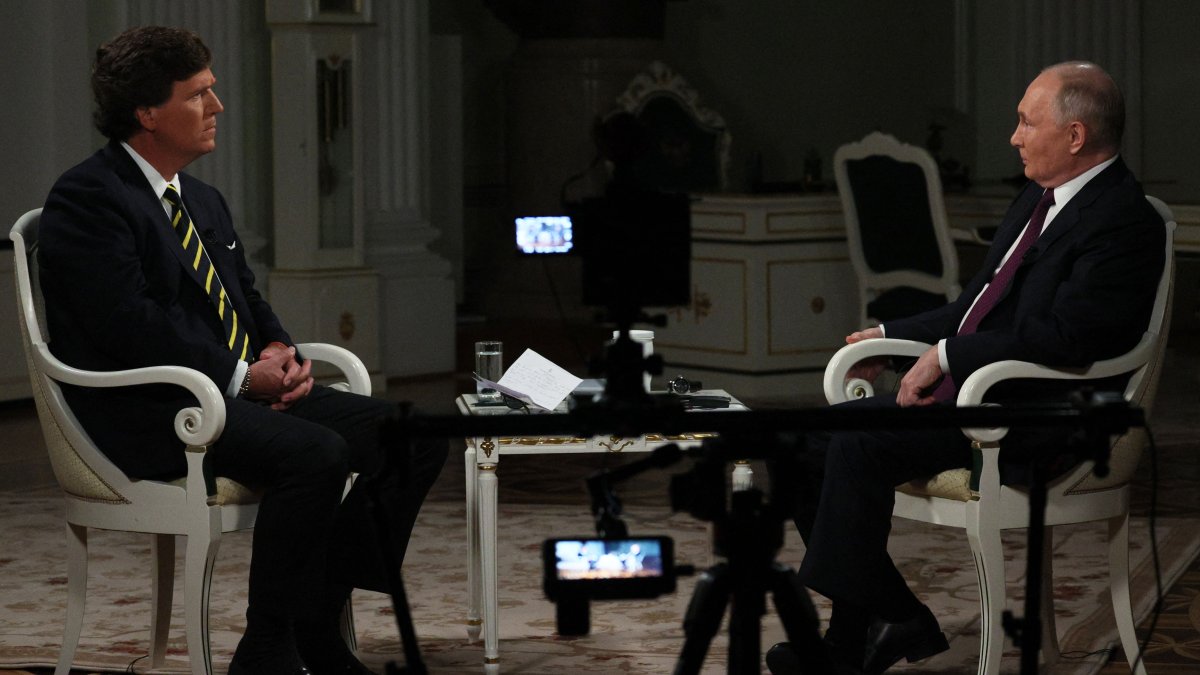 Que le dijo Putin al periodista de EEUU que lo entrevisto por mas de dos horas : Noticias de