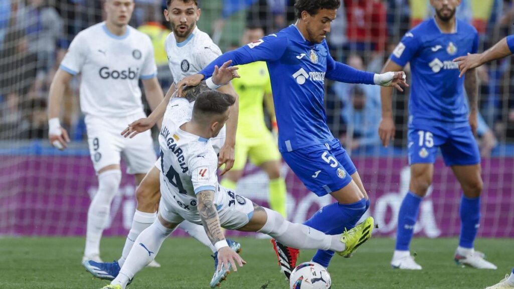 El Getafe desquicia al Girona, que encadena su cuarta derrota fuera de Montilivi : Deportes de España